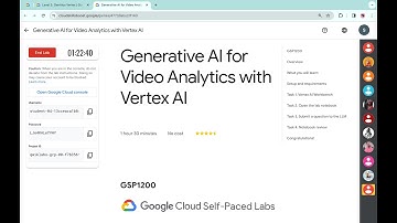 Generative AI for Video Analytics with Vertex AI || #qwiklabs || #GSP1200 ||  [With Explanation🗣️]
