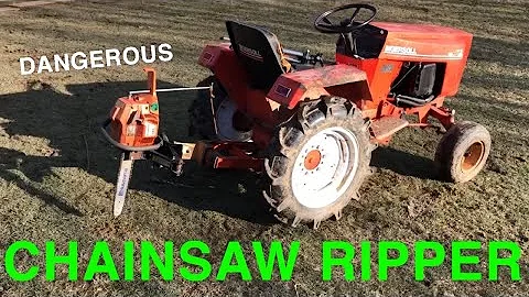 Chainsaw ripper on a case 446!!