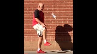 Water Bottle Flip To Foot