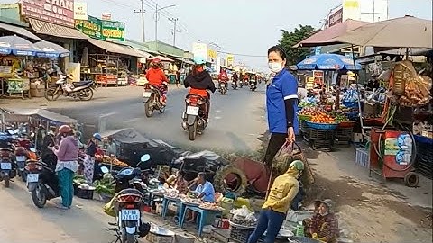 Tấp nập chợ chiều khu công nghiệp Long Giang | Khu công nghiệp Tiền Giang | MAI TIỀN GIANG #240