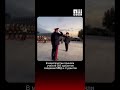 Курсанты Академии МВД исполнили «Манас» на площади Ала-Тоо