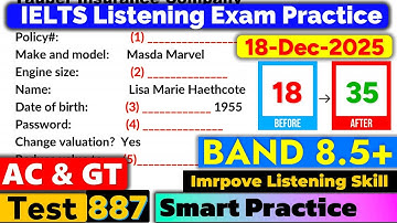 IELTS Listening Practice Test 2025 with Answers | Recent Exam - 18.12.2025