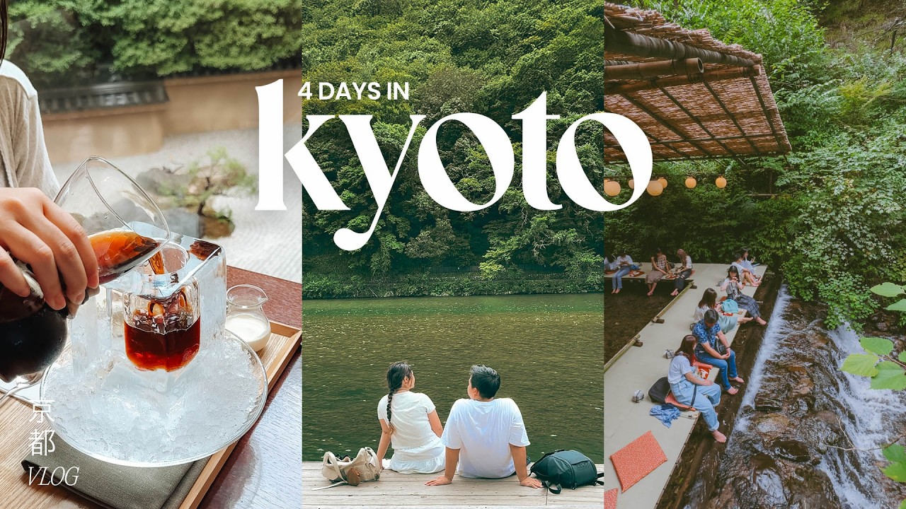 a summer escape to Kyoto, Japan | 4 days of train trip, day trip to kibune, revisiting arashiyama