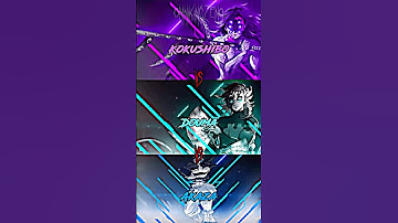 #kokushibo vs #douma vs #akazaedits #demonslayer