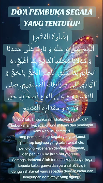 DO'A PEMBUKA SEGALA YANG TERTUTUP | SHOLAWAT AL-FATIH
