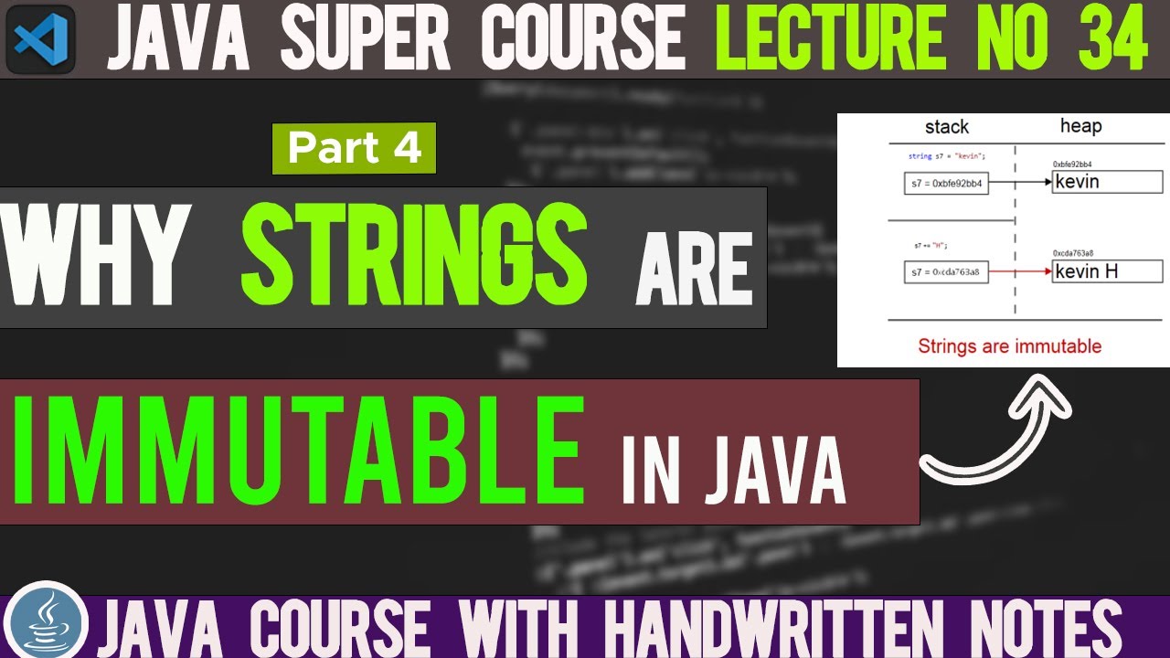 #34 - Why strings are immutable in java part(4/4) - Hindi/Urdu - YouTube