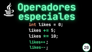 Operadores especiales en Java 🧮 [5 min] (compound, increment and decrement operators)