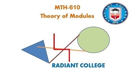 MTH-610 Theory of Modules Lec 5 criterion of sub module no 2