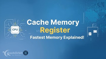 ⚡ Cache Memory vs Register | Fastest Memory Explained in Hindi + English | TechOrbit by Rakibul