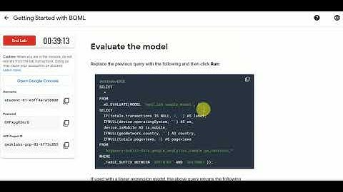 Getting Started with BQML| Essentials | Learn to Earn Cloud Challenge
