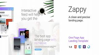 Zappy — One Page App Landing | Themeforest Website Templates and Themes screenshot 5