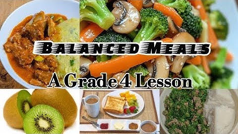 Balanced Meal || Balanced Diet Lesson|| Grade 4 Agriculture and Nutrition || Home Science 