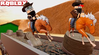 Kovboy Dünyasından Kaçıyoruz!! - Panda ile Roblox Escape Wild West Obby!