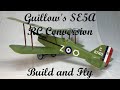 Guillow's SE5A RC Model Build & Flight ✈️