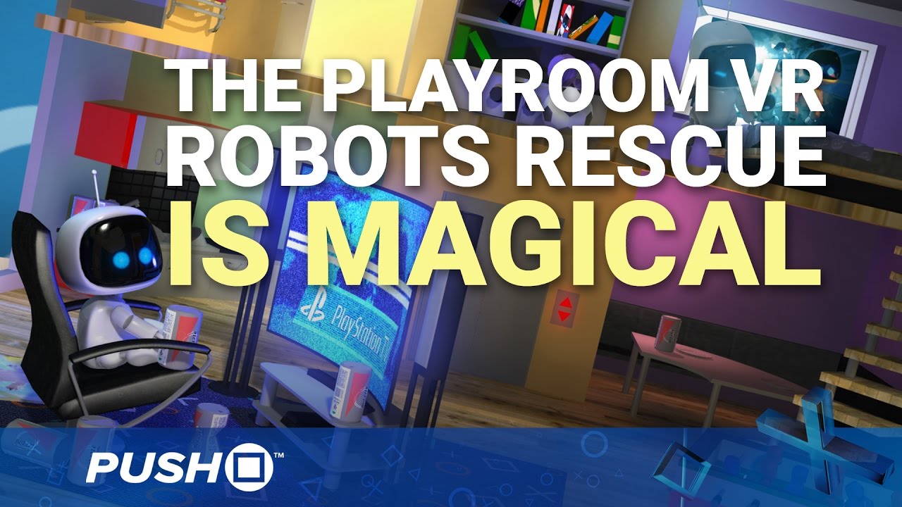 The Playroom Vr Ps4 Gameplay Robots Rescue Is Magical Playstation 4 Playstation Vr Youtube