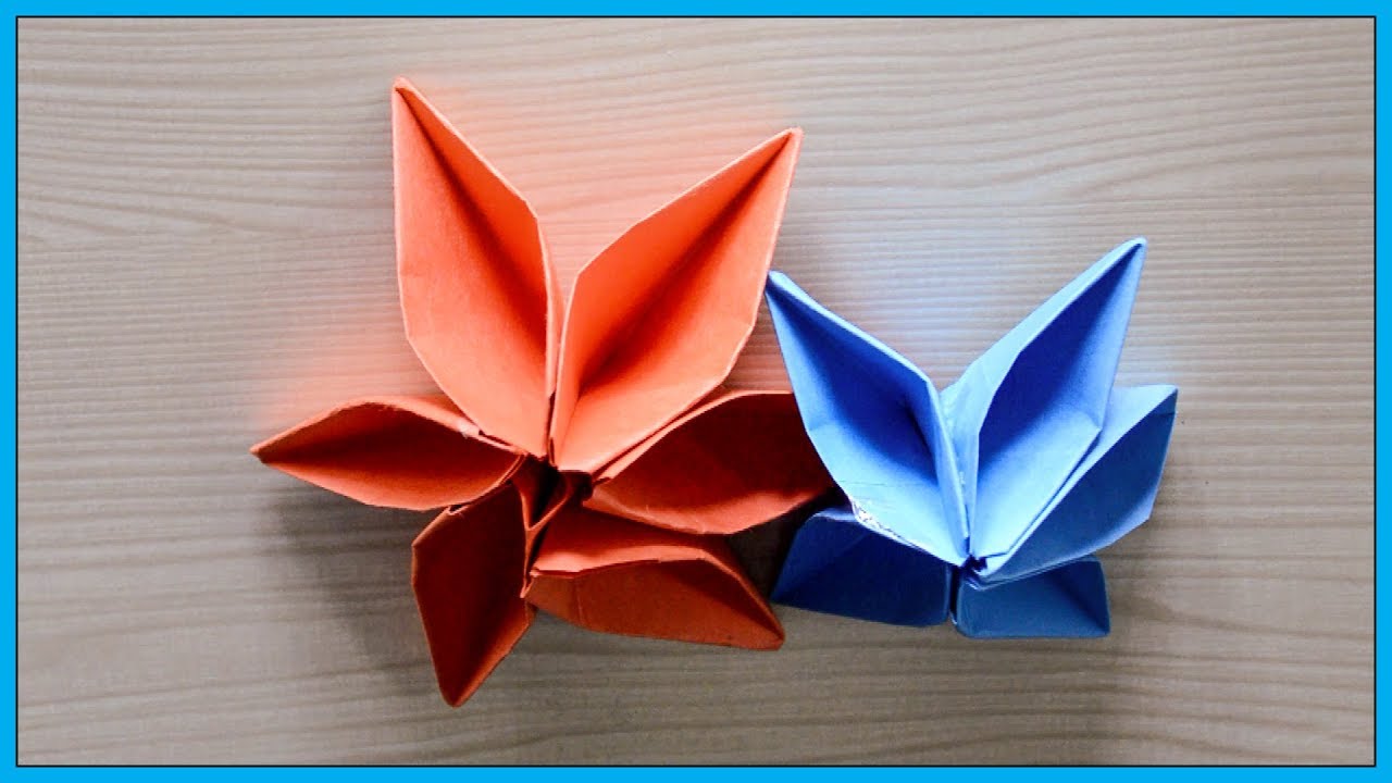How To Make Paper Flowers Easy Origami Flowers for Beginners YouTube