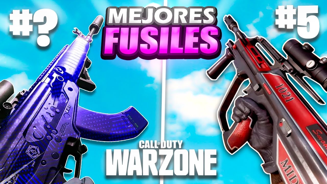 MEJORES FUSILES de WARZONE en la TEMPORADA 2 con sus MEJORES CLASES ...