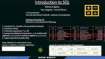 Kwiga Sql Database|Kinyarwanda|Lec 01sql