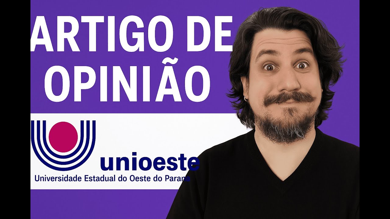 ARTIGO DE OPINIÃO: o gênero que pode garantir sua vaga na UNIOESTE ...