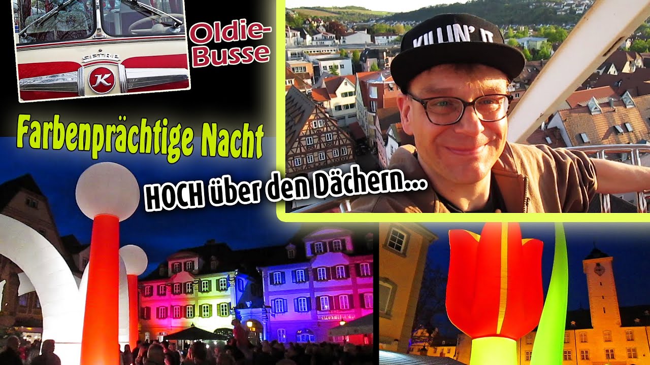 Nachtbummel | Bus-Treffen | Start Heimattage Bad Mergentheim | Ausflüge #kunstmichiworld 049