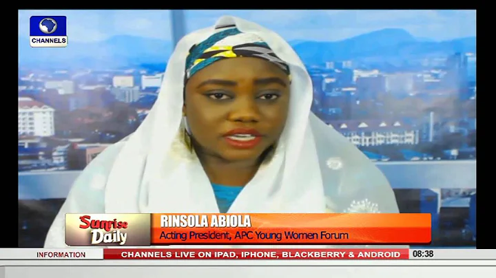 We Want Youth Inclusion In Leadership Across Board – Rinsola Abiola PT1   09/10/15