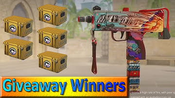 Giveaway Winners: MAC-10 | Derailment + 5 Recoil Cases