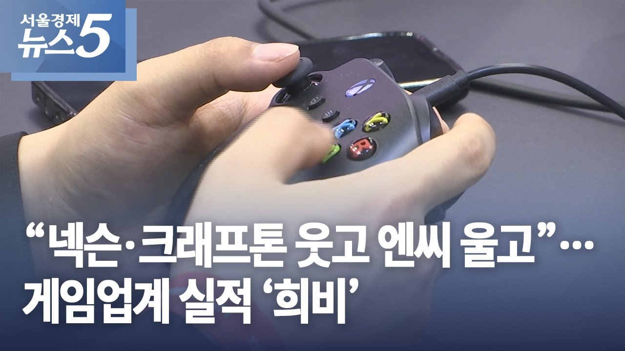 “넥슨·크래프톤 웃고 엔씨 울고”…게임업계 실적 ‘희비’