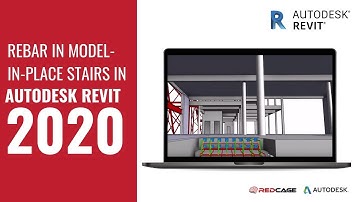 Rebar in Model-in-Place Stairs in Autodesk Revit 2020