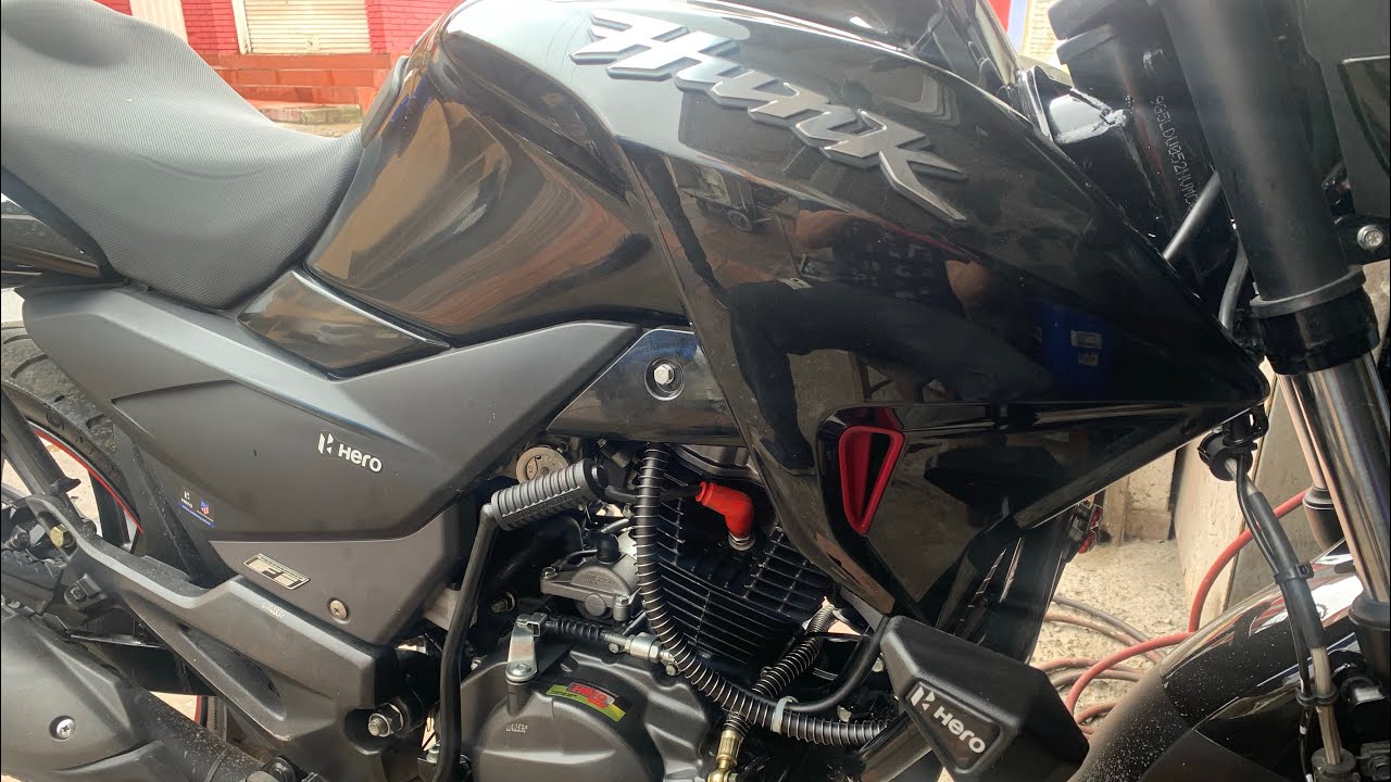 Installing oil cooler to motorcycle hero hunk 190 R