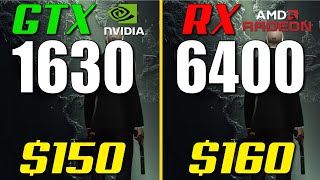 GTX 1630 vs RX 6400 - Test in 8 Games