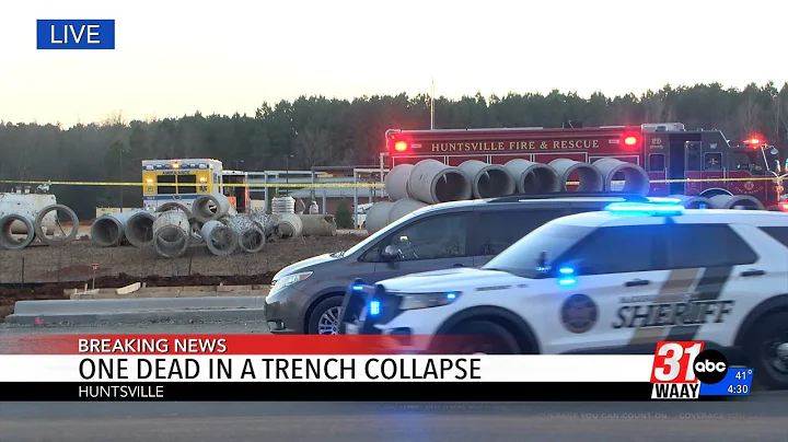 1 dead after construction trench collapses
