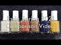 Essie Spring 2021 Comparison Video - Timestamps below!