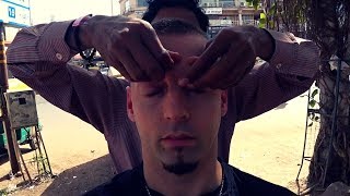 $0.30 Razor Shave  Indian Street Barber Ahmedabad