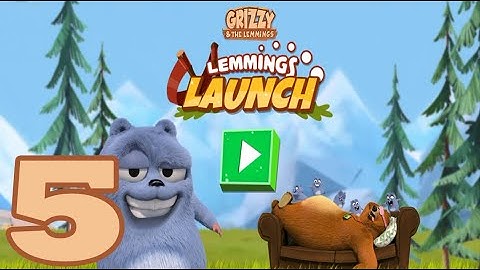 Grizzy and the Lemmings: Lemming Launch - Gameplay walkthrough part 5 (Android, IOS) (Android/iOS)
