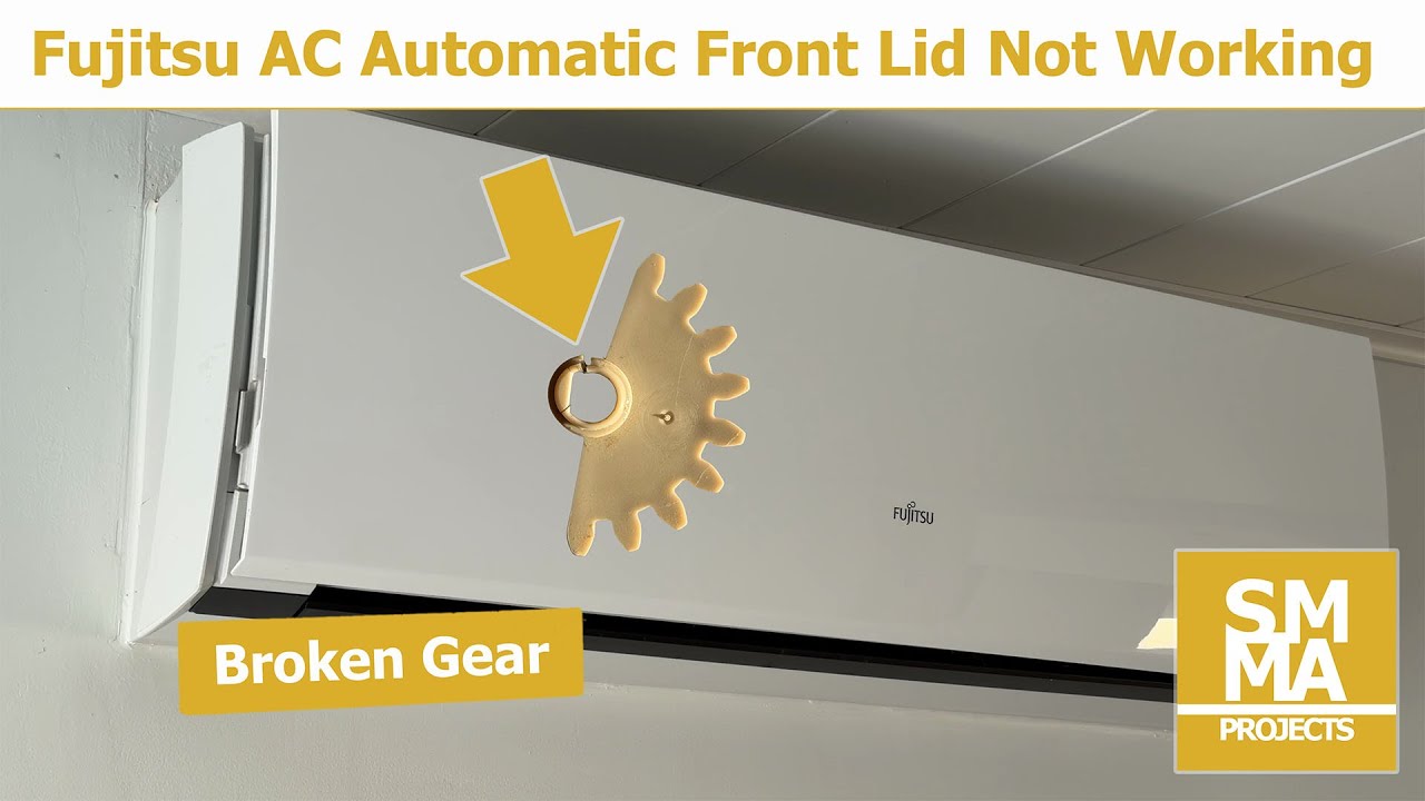Fujitsu AC/Heater Automatic Front Cover Not Working | Quick & Cheap Fix | 3D Print