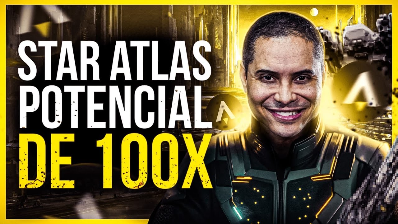 CRIPTOMOEDA - STAR ATLAS com POTENCIAL DE 🧨100X / melhores criptomoedas para 2024 🚀