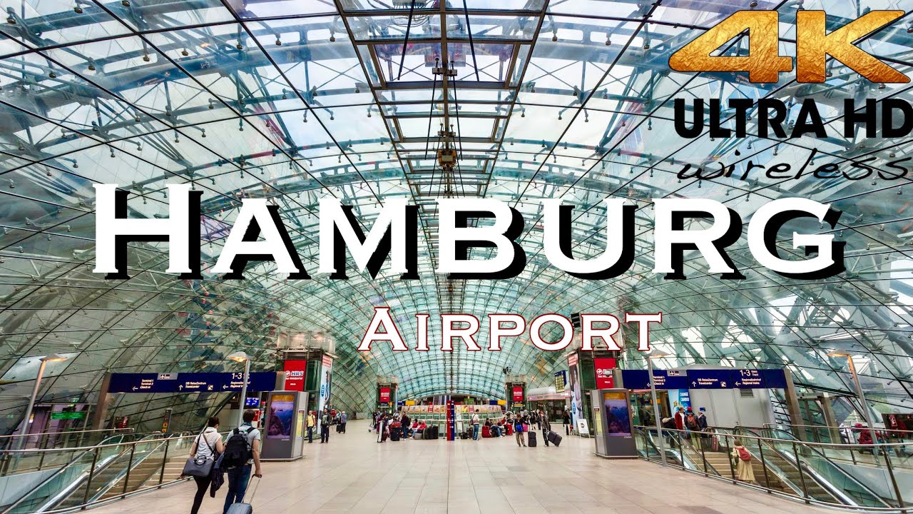 Hamburg, जर्मनी | K Hamburg हवाई अड्डा | एयरपोर्ट वॉक 4K