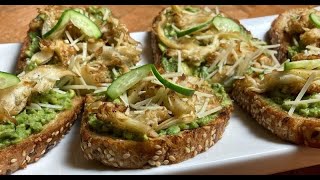 Lion’s Mane Mushroom Avocado Toast Recipe