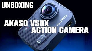 Akaso V50X 4k action camera unboxing 