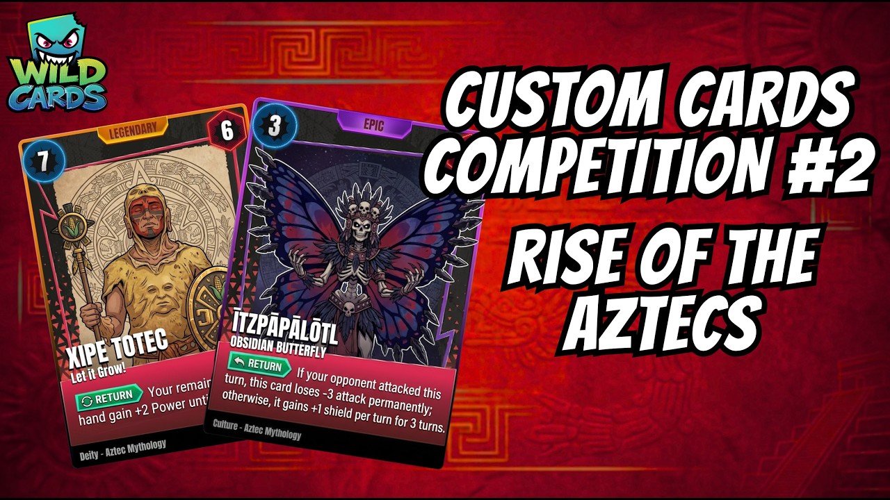 RISE OF THE AZTECS! (CUSTOM CARDS COMPETITION #2) - YouTube