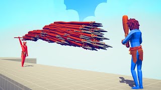 SUPER SPEED SPEARTHROWER vs UNITS | TABS - Totally Accurate Battle Simulator