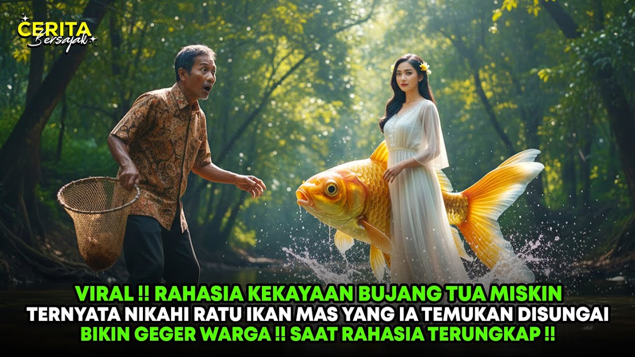 VIRAL !! BUJANG TUA NIKAHI RATU IKAN MAS YANG DITEMUKAN DISUNGAI, BIKIN WARGA DESA GEMETAR SAAT TAU