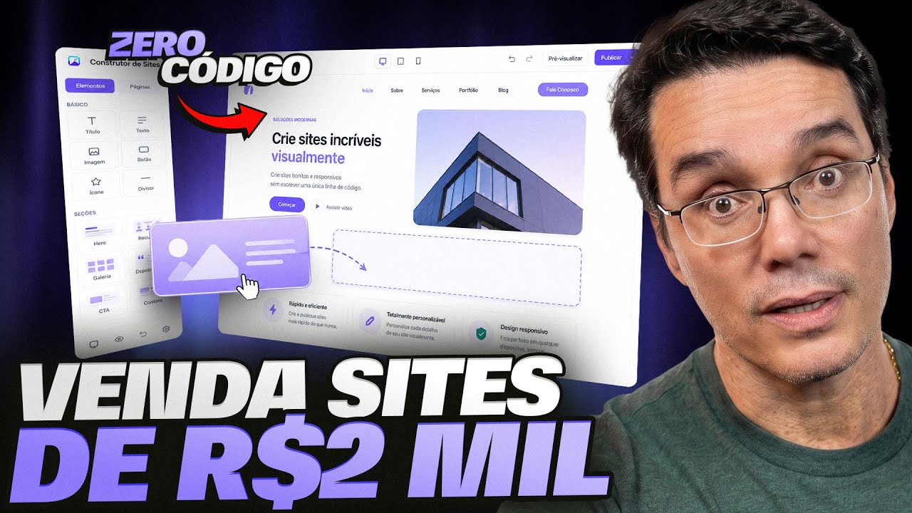 COMO CONSTRUIR UM SITE DE 2 MIL REAIS EM 30 MINUTOS COM IA E SEM CODAR