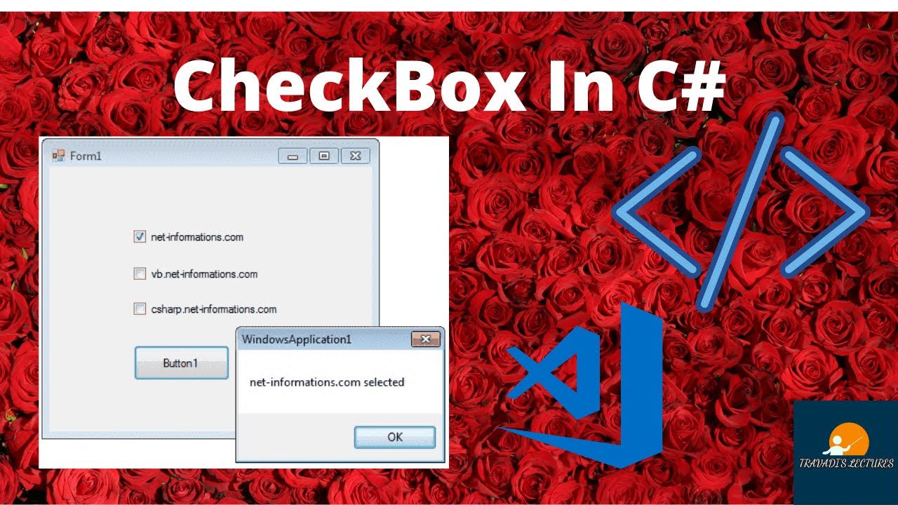 CheckBox In C# - YouTube