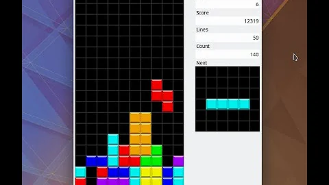 Erlang: Writing a Tetris clone Part 1 - Data types and basic GUI display