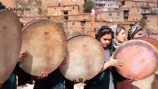 مراسم هزار دف در پالنگانِ کردستان (زیباترین جشن عید فطر)