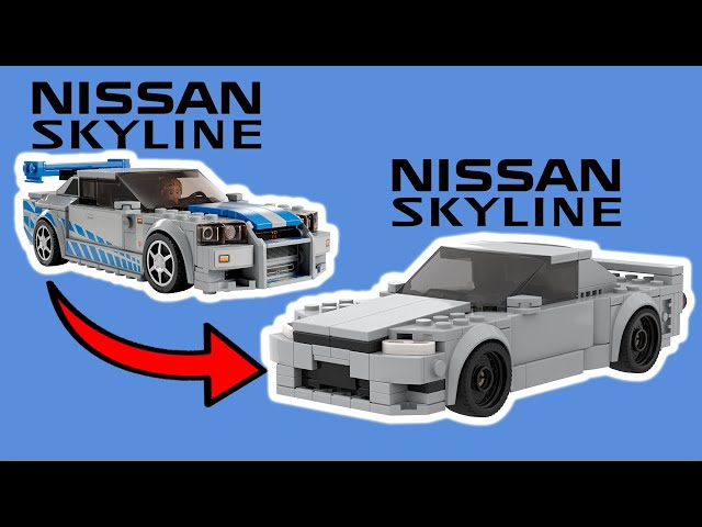 76917 Nissan Skyline R32 - Lego Speed Champions Alternative MOC Tutorial 