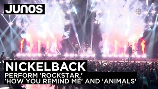 Nickelback perform &#39;Rockstar,&#39; &#39;How You Remind Me,&#39; &#39;Animals&#39; | 2023 Juno Awards