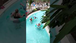 Tropical Lazy River At Indoor Island Waterpark