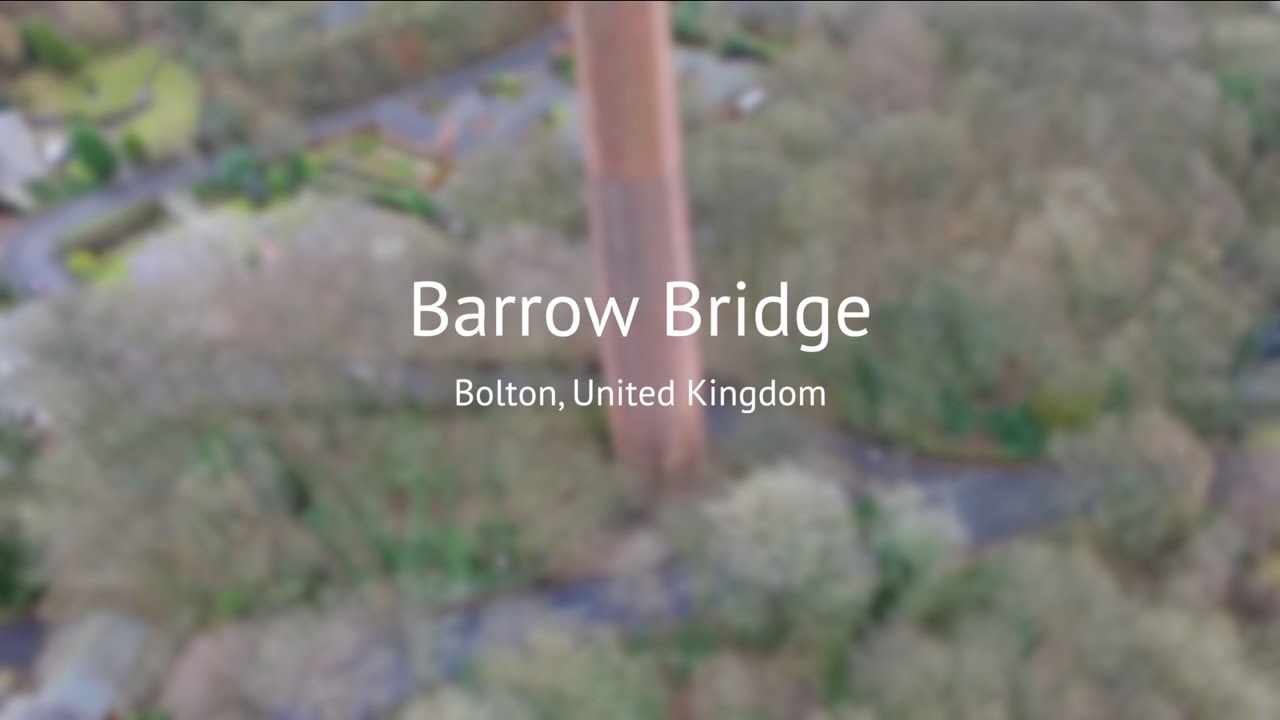 Barrow Bridge chimney, Bolton - DJI Phantom 3 - YouTube